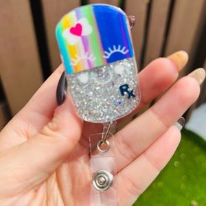 Pill Pharmacy Retractable Badge Reel